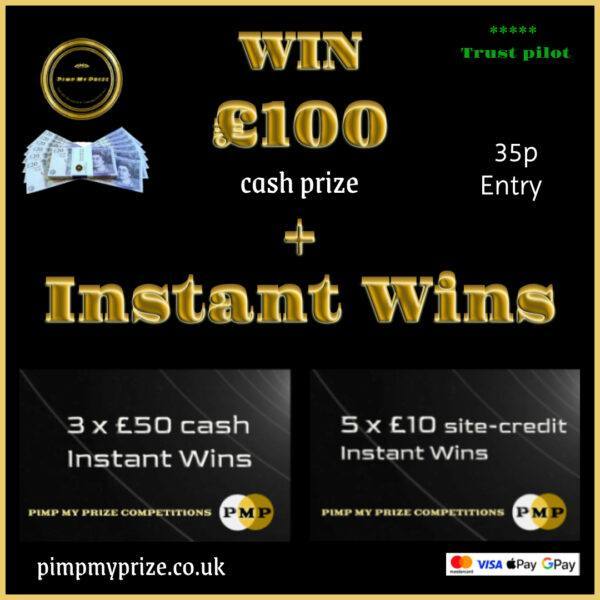 £100 + £200 Instant Wins